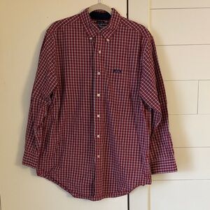 Ralph Lauren Red and Navy Checkered Shirt
